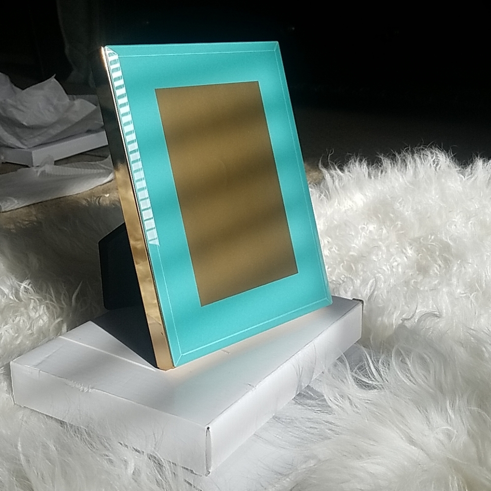 COPY - Two 4x6 Taylor Aqua Picture Frames.
